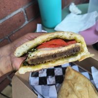 Bellissimo sandwich at Three Girls on Spring in Charleston