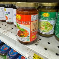 some pastes are labeled vegan   at Vinh Hung Supermarket in San Diego