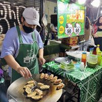 Cooked to order  at Gyoza Vegetable in Pai
