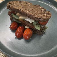 Cheesy toast - with sourdough bread!  at AVOCADO Resto in Hoi An