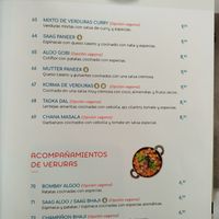 Multiple vegan options at Kathmandu  in Javea