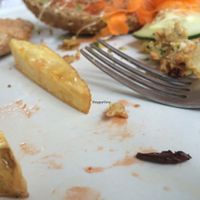 grasshoppers in our food at Comedor de Zully in Oaxaca