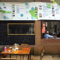 spacious outdoor seating at Comedor de Zully in Oaxaca