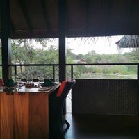 Overviewing the lake at Jetwing Vil Uyana in Sigiriya