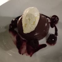 Black Forest Chocolate mousse... heavenly! at Hotel du Vin in Birmingham
