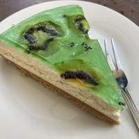 Kiwi cheese cake  at V Sorte Hest in Copenhagen