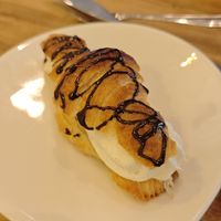 Typical dessert at V Sorte Hest in Copenhagen