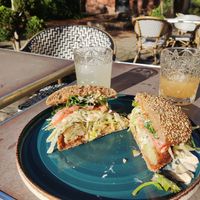 Meatball burger at V Sorte Hest in Copenhagen