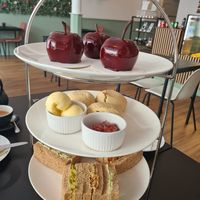 Vegan afternoon tea at Grand Patisserie  in Paignton