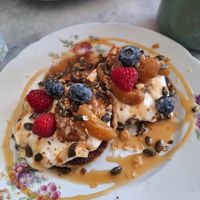 banana pancakes at Et Alors gent in Ghent