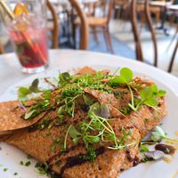 Galette Jean Paul vegan version at Et Alors gent in Ghent