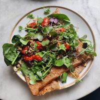 Jean-Paul galette, vegan version at Et Alors gent in Ghent