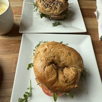 Vegan bagel    at Cafe Joust  in Catskill