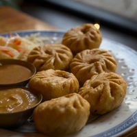Fried veg momo at Tibet Haus in Berlin