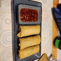 Veggie spring rolls at Taste of Bali in Timisoara