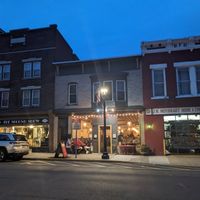 Outside of the restaurant. at Baba Louie's in Hudson