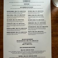 Pizza Menu  at Baba Louie's in Hudson