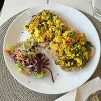 Vegan Tofu Scramble   at Phanguyana in Surat Thani