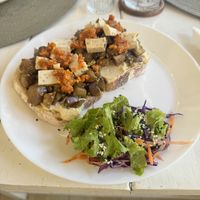 Eggplant and Feta Toast   at Phanguyana in Surat Thani