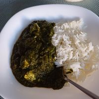 Tofu Saag at Royal Curry Indian Cuisine in Krakow