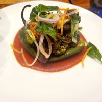 Vegan relleno 😋 at Mandalay Bay Hotel - Border Grill in Las Vegas
