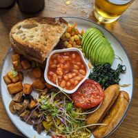 Whopper vegan breakfast at Tower & Castle in Kilkenny