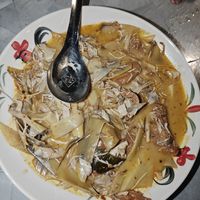 Tom Yum with banana blossom at So Vegan - Lotus Ladprao in Bangkok