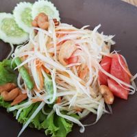 Papaya salad  at Siam Dreams Restaurant and Lounge in Koh Samui