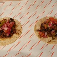Mushroom tacos at Los Gordos in London