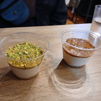 Pistachio and Lotus cheesecake at Shlen - Salamanca in Madrid