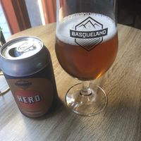 Non-alcoholic beer, “tostado"  at Shlen - Salamanca in Madrid