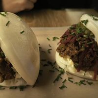 Baos de "cerdo" at Shlen - Salamanca in Madrid