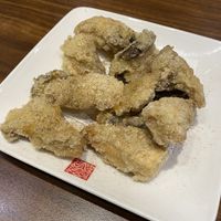 Deep fried mushroom with Japanese pepper   at Chun Shui Tang - 春水堂 in Kowloon