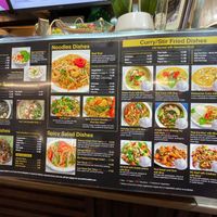 The menu which is clearly labeled vegan, vegan options can also add fried tofu.  at Nisa's Thai Kitchen  in Staines-upon-thames