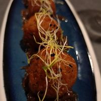 Croquetes de ceps at La Masia de Sant Celoni in St Celoni