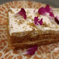 Carrot cake at La Masia de Sant Celoni in St Celoni