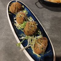 Croquetas at La Masia de Sant Celoni in St Celoni
