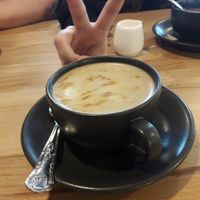 Oat flat white at 1958 Coffee House in Nottingham