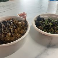 Two vegan bowls  at Trópiko in San Juan