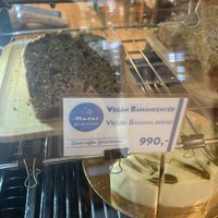 Vegan banana bread  at Madal Cafe in Budapest