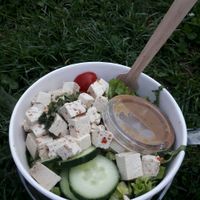 Vegan salad  at Madal Cafe in Budapest
