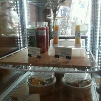 Juice selection at Madal Cafe in Budapest