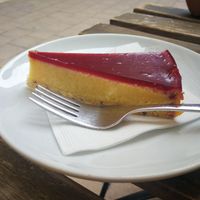 Dessert at Madal Cafe in Budapest