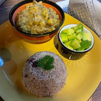 Sweet potato and lentils with coconut   at Jamaiquita in Medellin