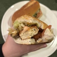 Beyond chicken sub   at Café Milano in Dollard-des-ormeaux