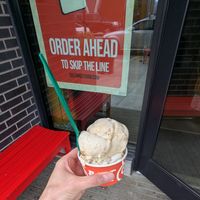 Double scoop at Salt & Straw in Vancouver