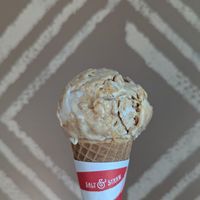 Peanut Butter Brittle Caramel Fudge at Salt & Straw in Vancouver