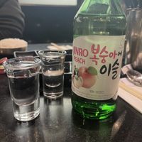 No meal is complete without soju  at Master Kim's Korean BBQ  in Las Vegas