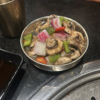 Mushroom salad at Master Kim's Korean BBQ  in Las Vegas