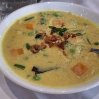 Kaju veggies coconut curry at Malabar Junction in Kochi